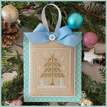 Country Cottage Needleworks - Pastel Collection 8 - Frosty Christmas