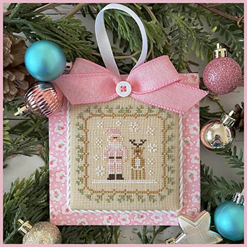 Country Cottage Needleworks - Pastel Collection 9 - Santa and Rudolph