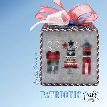 Heart in Hand Needleart - Patriotic Frill