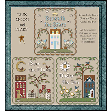 Little House Needleworks - Sun, Moon and Stars